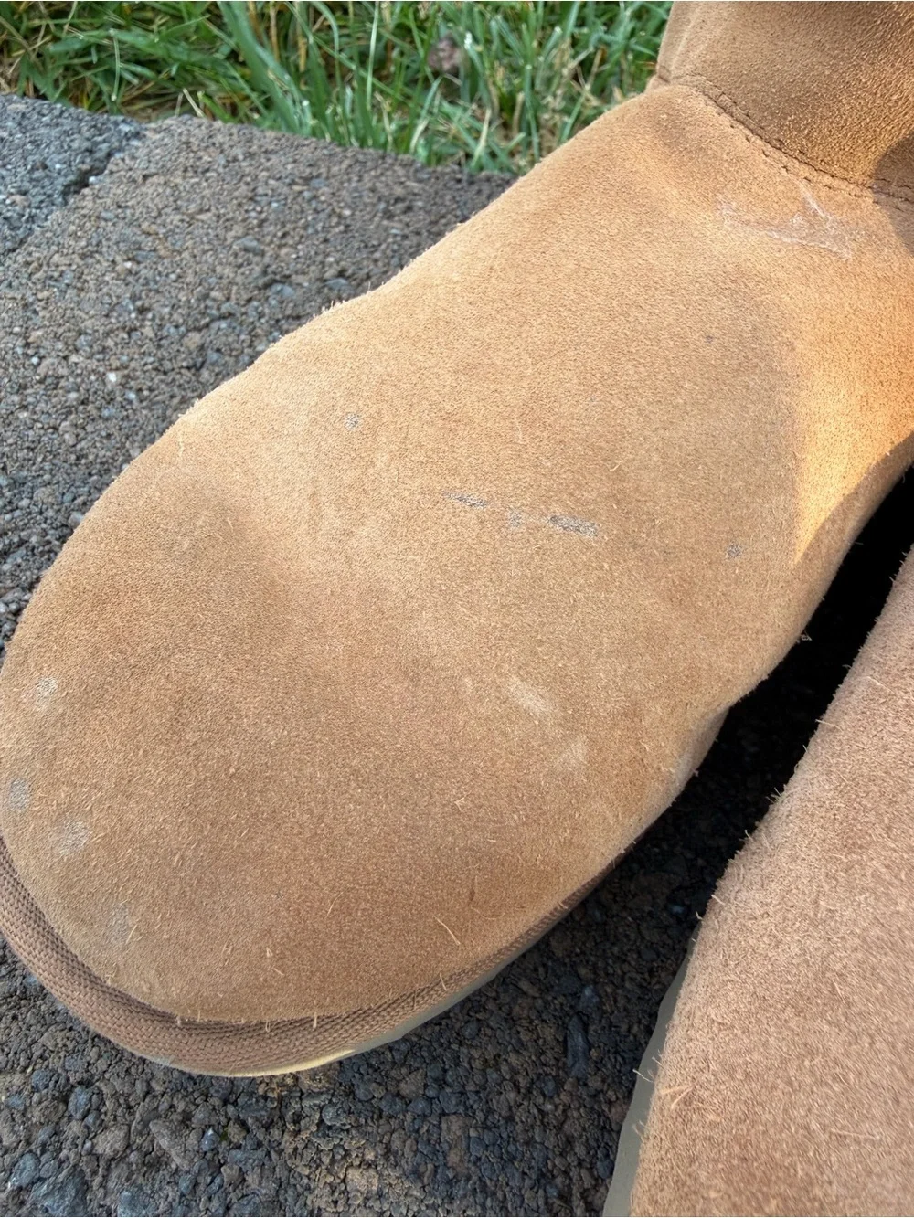 UGG Classic Short Florence Boots Y2K Size 10 Chestnut Brown